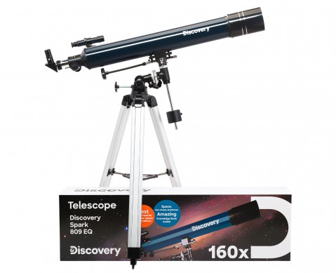 (EN) Discovery Spark 809 EQ Telescope with book (CZ)