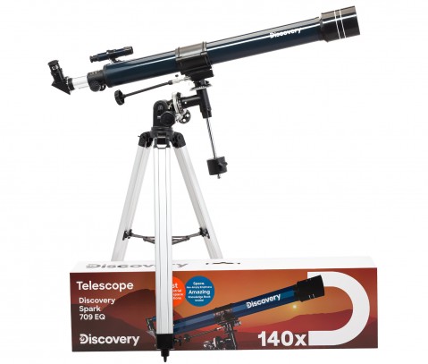 Teleskop Discovery Spark 709 EQ s knihou (CZ)