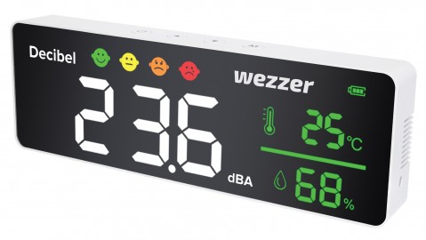 Termohygrometer s monitorom hluku Levenhuk Wezzer Teo TH70