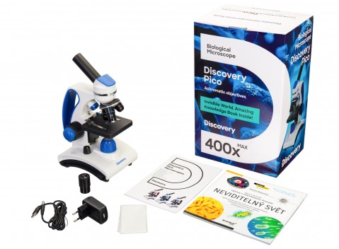 (EN) Discovery Pico Terra Microscope with book (Gravity, CZ)