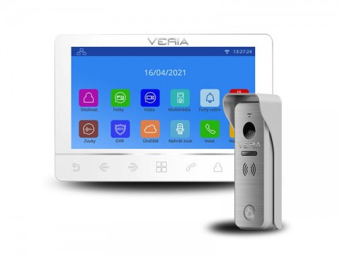 Videotelefón VERIA 8276B White + VERIA 831 zo série VERIA 2-WIRE WiFi Tuya