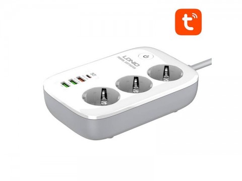 Smart predlžovací kábel LDNIO SEW3452 WiFi Tuya