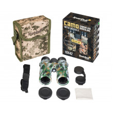 Levenhuk Camo Pine 10x42 Binoculars with Reticle (Dots)
